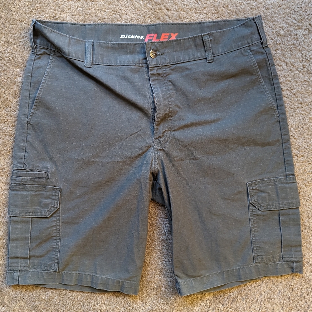 Dickies Flex Shorts Men's 38 Gray